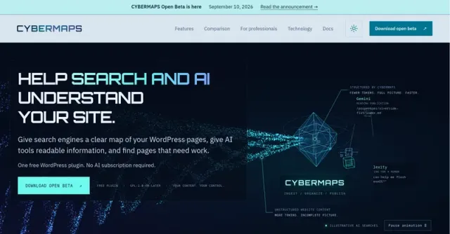 CYBER MAPS: Home · Desktop · Light